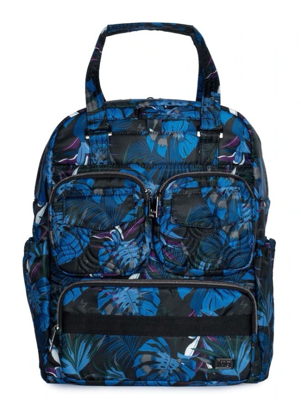 Lug Jumper Backpack- Botanical Black